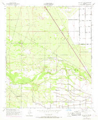 Gila Butte NW Arizona Historical topographic map, 1:24000 scale, 7.5 X 7.5 Minute, Year 1952