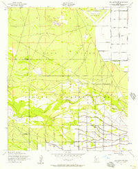 Gila Butte NW Arizona Historical topographic map, 1:24000 scale, 7.5 X 7.5 Minute, Year 1952