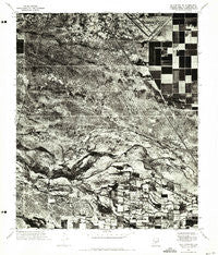 Gila Butte NW Arizona Historical topographic map, 1:24000 scale, 7.5 X 7.5 Minute, Year 1971