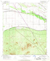 Gila Butte SE Arizona Historical topographic map, 1:24000 scale, 7.5 X 7.5 Minute, Year 1952