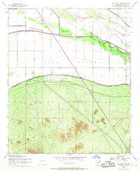 Gila Butte SE Arizona Historical topographic map, 1:24000 scale, 7.5 X 7.5 Minute, Year 1952