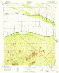 Gila Butte SE Arizona Historical topographic map, 1:24000 scale, 7.5 X 7.5 Minute, Year 1952