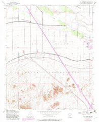 Gila Butte SE Arizona Historical topographic map, 1:24000 scale, 7.5 X 7.5 Minute, Year 1952