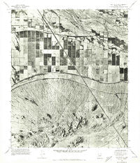 Gila Butte SE Arizona Historical topographic map, 1:24000 scale, 7.5 X 7.5 Minute, Year 1971