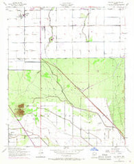 Gila Butte Arizona Historical topographic map, 1:24000 scale, 7.5 X 7.5 Minute, Year 1952