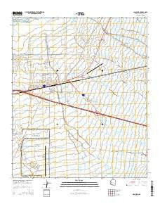 Gila Bend Arizona Current topographic map, 1:24000 scale, 7.5 X 7.5 Minute, Year 2014