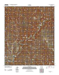 Gila Box Arizona Historical topographic map, 1:24000 scale, 7.5 X 7.5 Minute, Year 2011