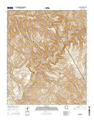 Gila Box Arizona Current topographic map, 1:24000 scale, 7.5 X 7.5 Minute, Year 2014