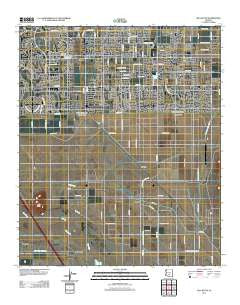 Gila Butte Arizona Historical topographic map, 1:24000 scale, 7.5 X 7.5 Minute, Year 2011
