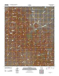 Gila Peak Arizona Historical topographic map, 1:24000 scale, 7.5 X 7.5 Minute, Year 2011