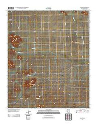 Gillespie Arizona Historical topographic map, 1:24000 scale, 7.5 X 7.5 Minute, Year 2011