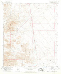 Gillespie Mtn. Arizona Historical topographic map, 1:24000 scale, 7.5 X 7.5 Minute, Year 1966