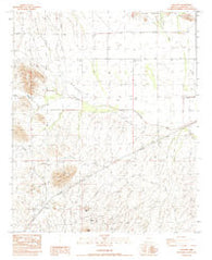 Gillespie Arizona Historical topographic map, 1:24000 scale, 7.5 X 7.5 Minute, Year 1984