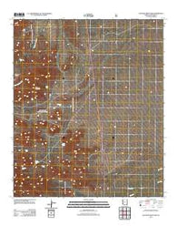 Gillespie Mountain Arizona Historical topographic map, 1:24000 scale, 7.5 X 7.5 Minute, Year 2011
