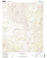 Gisela Arizona Historical topographic map, 1:24000 scale, 7.5 X 7.5 Minute, Year 1972