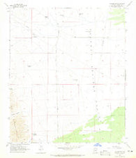 Gleeson SE Arizona Historical topographic map, 1:24000 scale, 7.5 X 7.5 Minute, Year 1958