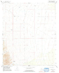 Gleeson SE Arizona Historical topographic map, 1:24000 scale, 7.5 X 7.5 Minute, Year 1958