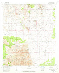 Gleeson Arizona Historical topographic map, 1:62500 scale, 15 X 15 Minute, Year 1958