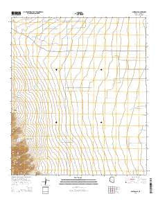 Gleeson SE Arizona Current topographic map, 1:24000 scale, 7.5 X 7.5 Minute, Year 2014