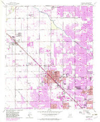 Glendale Arizona Historical topographic map, 1:24000 scale, 7.5 X 7.5 Minute, Year 1957