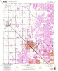 Glendale Arizona Historical topographic map, 1:24000 scale, 7.5 X 7.5 Minute, Year 1957