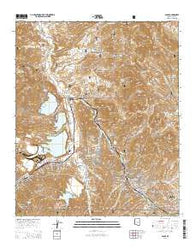 Globe Arizona Current topographic map, 1:24000 scale, 7.5 X 7.5 Minute, Year 2014
