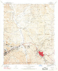Globe Arizona Historical topographic map, 1:24000 scale, 7.5 X 7.5 Minute, Year 1945