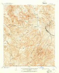Globe Arizona Historical topographic map, 1:62500 scale, 15 X 15 Minute, Year 1901