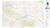 Globe Arizona Historical topographic map, 1:100000 scale, 30 X 60 Minute, Year 1986