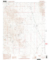 Gold Basin Arizona Historical topographic map, 1:24000 scale, 7.5 X 7.5 Minute, Year 1989