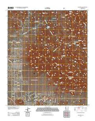 Goldfield Arizona Historical topographic map, 1:24000 scale, 7.5 X 7.5 Minute, Year 2011