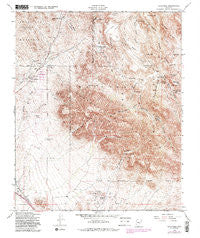 Goldfield Arizona Historical topographic map, 1:24000 scale, 7.5 X 7.5 Minute, Year 1956