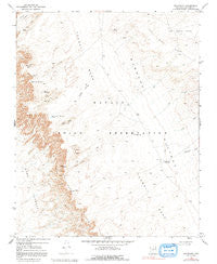 Goldtooth Arizona Historical topographic map, 1:24000 scale, 7.5 X 7.5 Minute, Year 1969