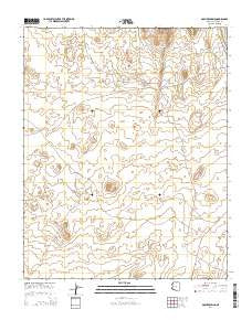 Gopher Spring Arizona Current topographic map, 1:24000 scale, 7.5 X 7.5 Minute, Year 2014
