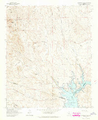 Governors Peak Arizona Historical topographic map, 1:24000 scale, 7.5 X 7.5 Minute, Year 1964
