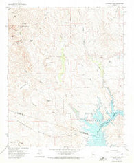 Governors Peak Arizona Historical topographic map, 1:24000 scale, 7.5 X 7.5 Minute, Year 1964