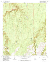 Grama Draw Arizona Historical topographic map, 1:24000 scale, 7.5 X 7.5 Minute, Year 1965