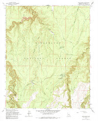 Grama Draw Arizona Historical topographic map, 1:24000 scale, 7.5 X 7.5 Minute, Year 1965