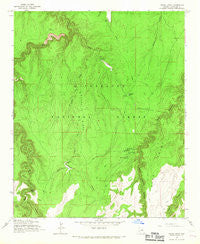 Grama Draw Arizona Historical topographic map, 1:24000 scale, 7.5 X 7.5 Minute, Year 1965
