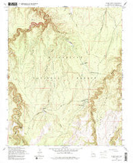 Grama Draw Arizona Historical topographic map, 1:24000 scale, 7.5 X 7.5 Minute, Year 1965