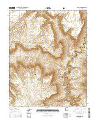 Grama Spring Arizona Current topographic map, 1:24000 scale, 7.5 X 7.5 Minute, Year 2014