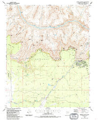 Grand Canyon Arizona Historical topographic map, 1:24000 scale, 7.5 X 7.5 Minute, Year 1988