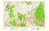 Grand Canyon Arizona Historical topographic map, 1:250000 scale, 1 X 2 Degree, Year 1960