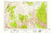 Grand Canyon Arizona Historical topographic map, 1:250000 scale, 1 X 2 Degree, Year 1958
