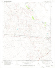 Grand Falls SE Arizona Historical topographic map, 1:24000 scale, 7.5 X 7.5 Minute, Year 1969