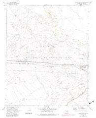 Grand Falls SE Arizona Historical topographic map, 1:24000 scale, 7.5 X 7.5 Minute, Year 1969