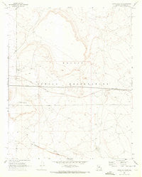 Grand Falls SW Arizona Historical topographic map, 1:24000 scale, 7.5 X 7.5 Minute, Year 1969