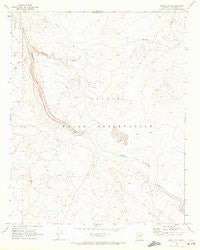 Grand Falls Arizona Historical topographic map, 1:24000 scale, 7.5 X 7.5 Minute, Year 1969