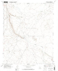 Grand Falls Arizona Historical topographic map, 1:24000 scale, 7.5 X 7.5 Minute, Year 1969