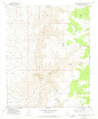 Grand Gulch Bench Arizona Historical topographic map, 1:24000 scale, 7.5 X 7.5 Minute, Year 1971